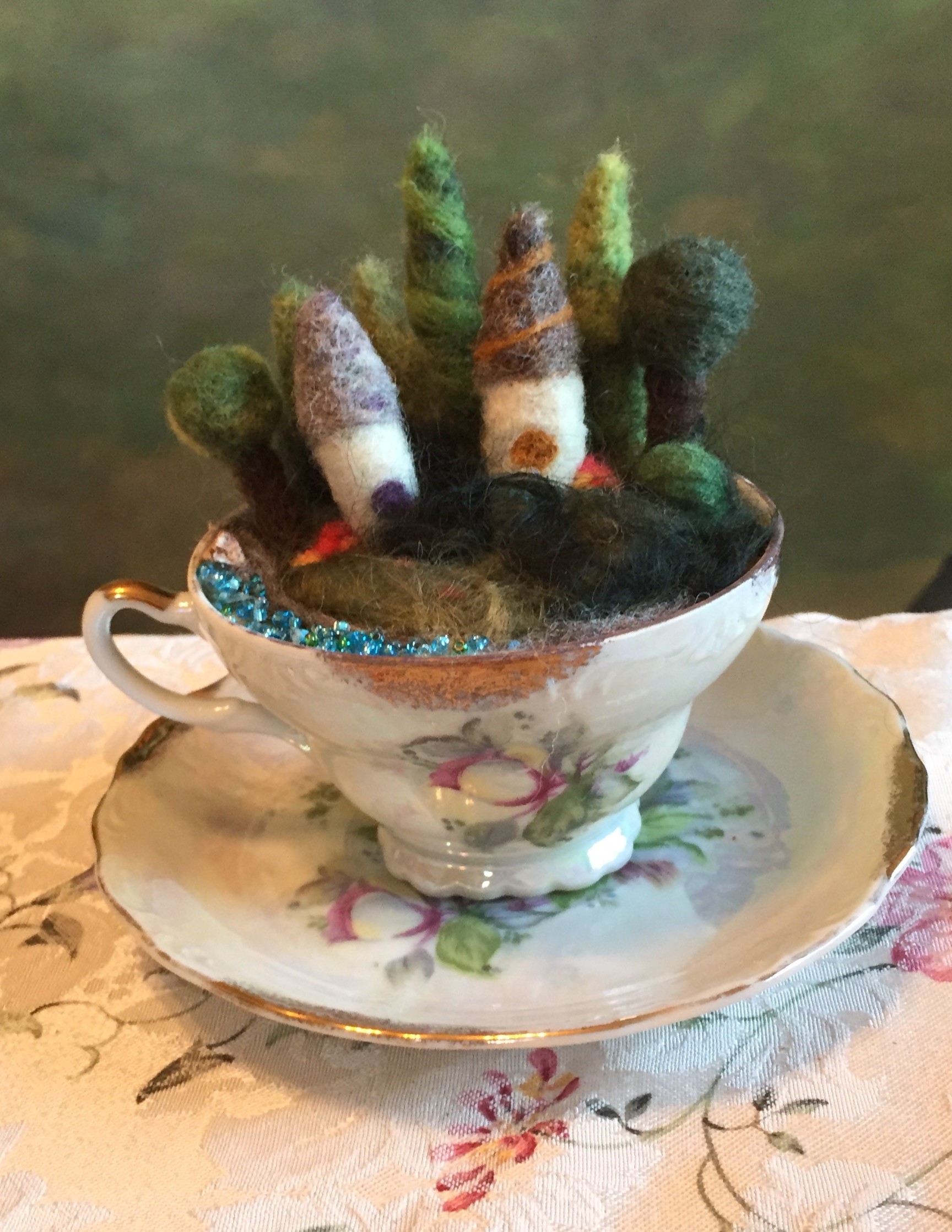 Fairy Garden Tea Cup