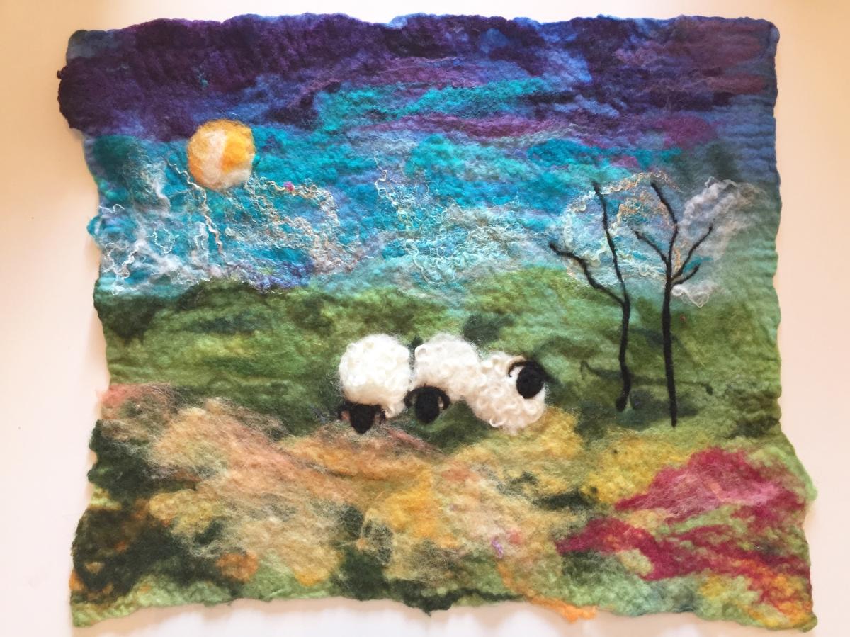 Sheepy Landscape