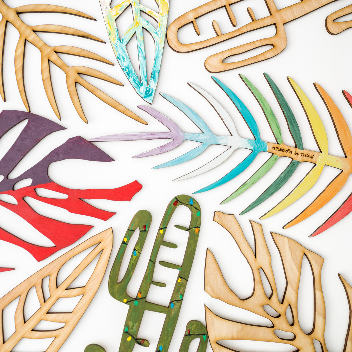 painted wooden trellis